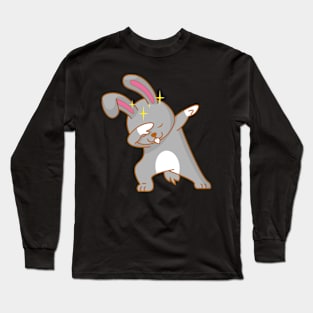 dabbing rabbet Long Sleeve T-Shirt